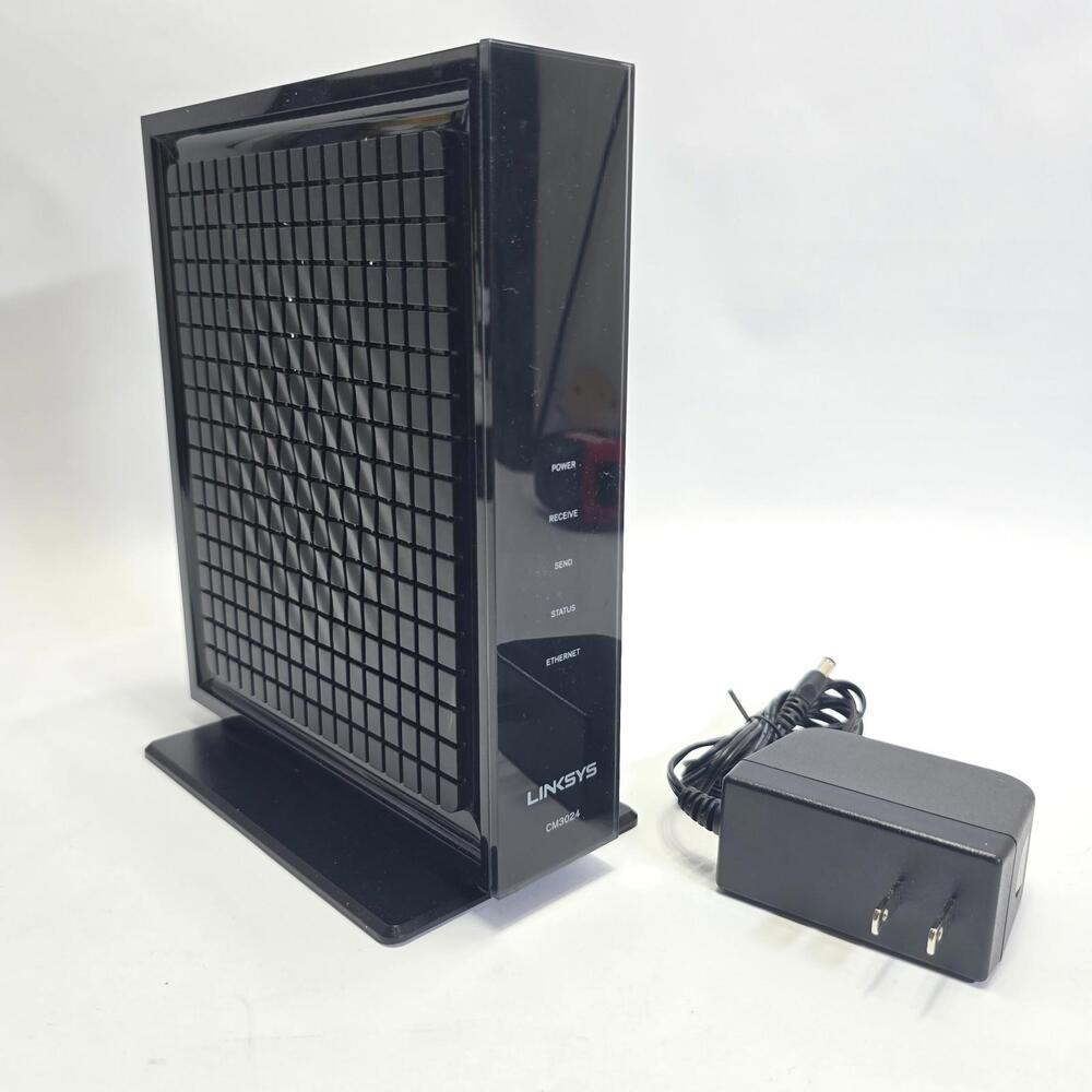 Linksys 24x8 Cable Modem CM3024 Intel Inside 960 Mbps 3.0 High Speed Ethernet.